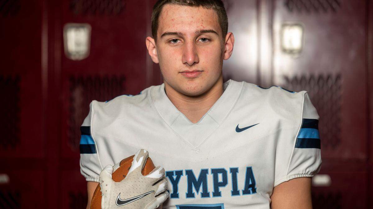 Olympia’s Mason Juergens photographed at Mount Tahoma High School on Monday, Dec. 20, 2021.