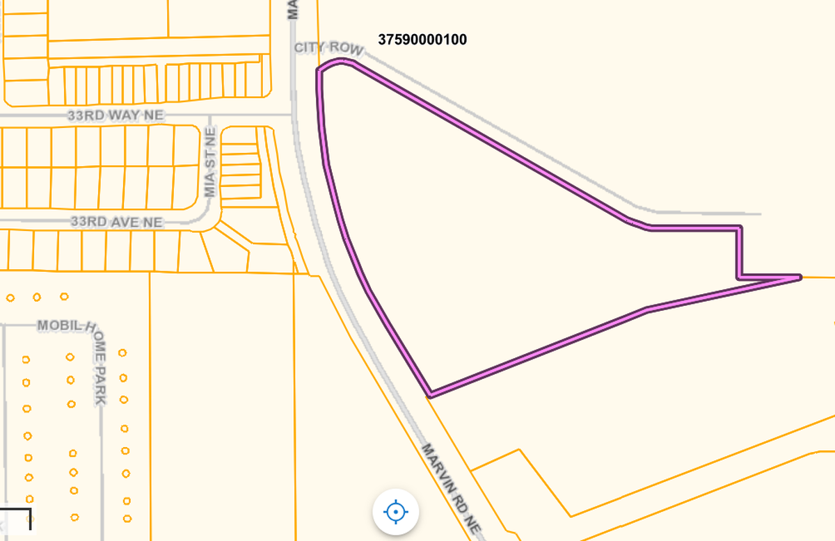 The location of the proposed Lacey YMCA at 3300 Marvin Road NE.
