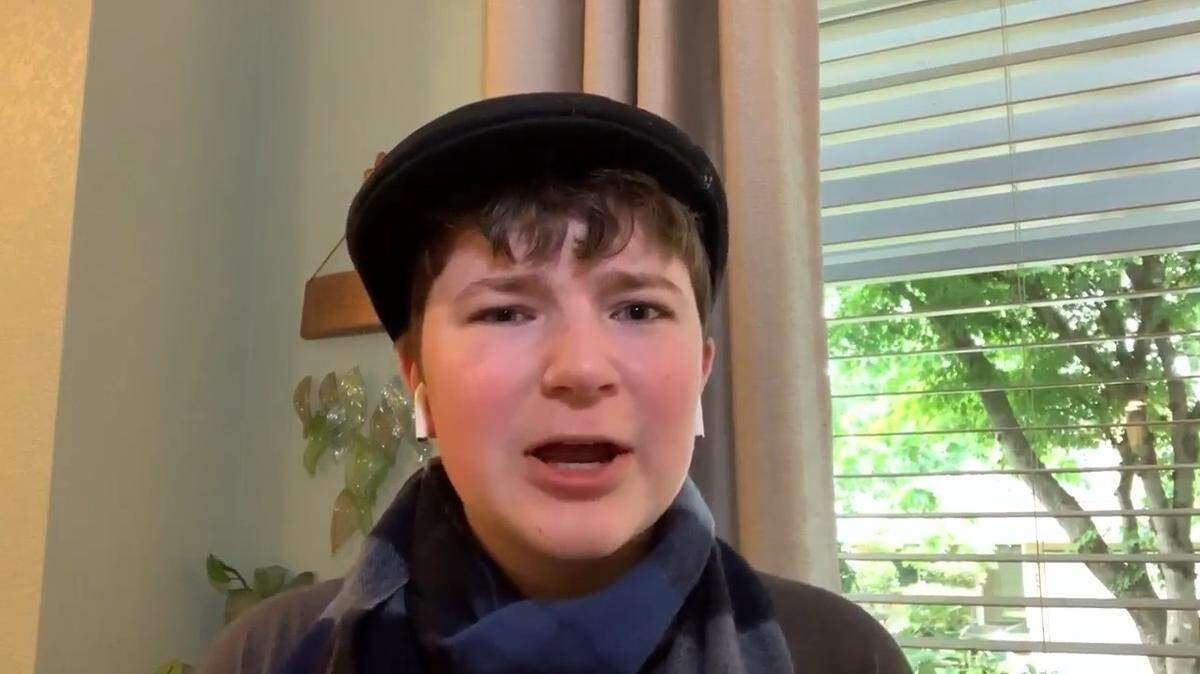 Tad Mettler, 16 and a junior at Olympia High School, plays Grantaire, one of the revolutionaries, in “Les Miserables.”