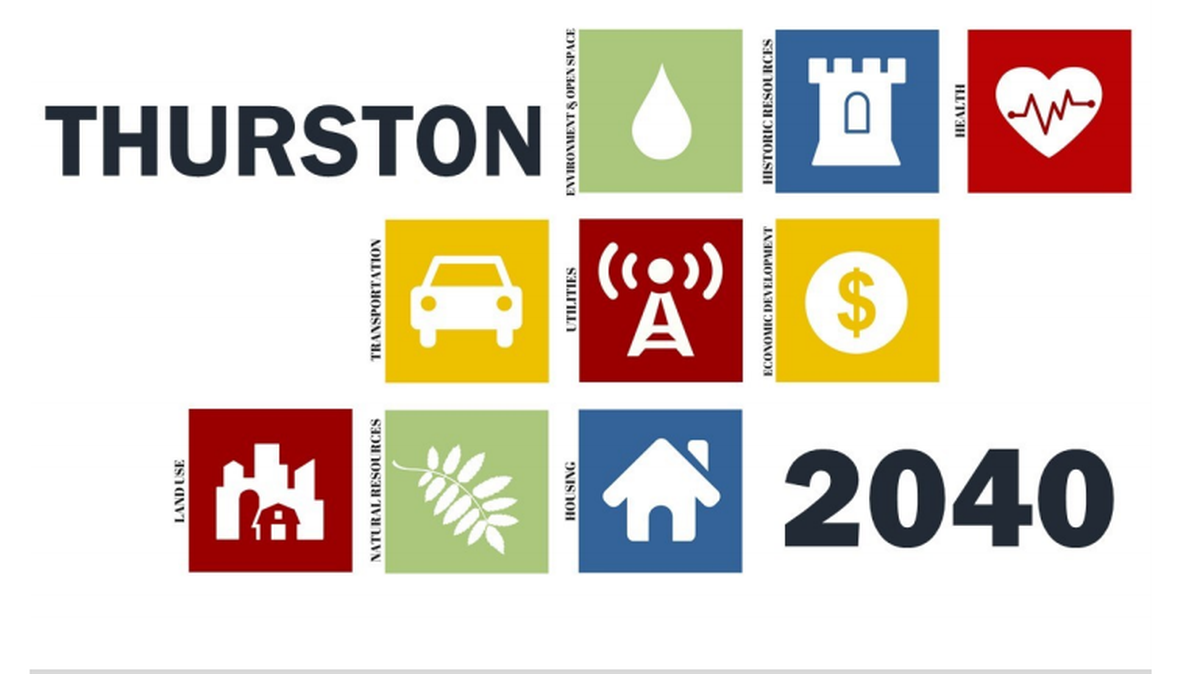 The Thurston County Comprehensive Plan will guide growth in unincorporated areas through 2040.