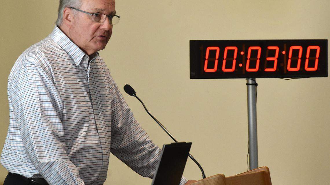 Port of Olympia Executive Director Ed Galligan was put on administrative leave Monday night after the commission took action in executive session following Monday's port commission meeting.