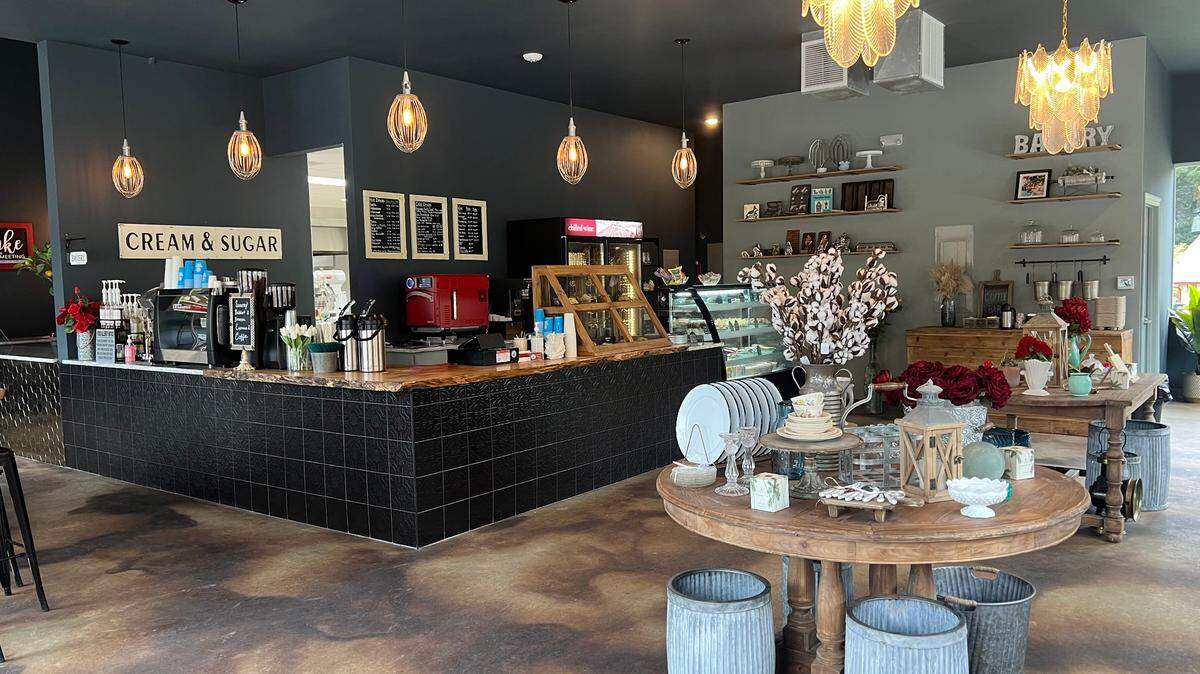 An interior view of Red Velvet Bakery by the Sea, which has opened at 6541 Sexton Drive NW.