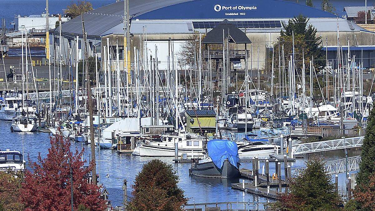 The Port of Olympia’s marine terminal warehouse.