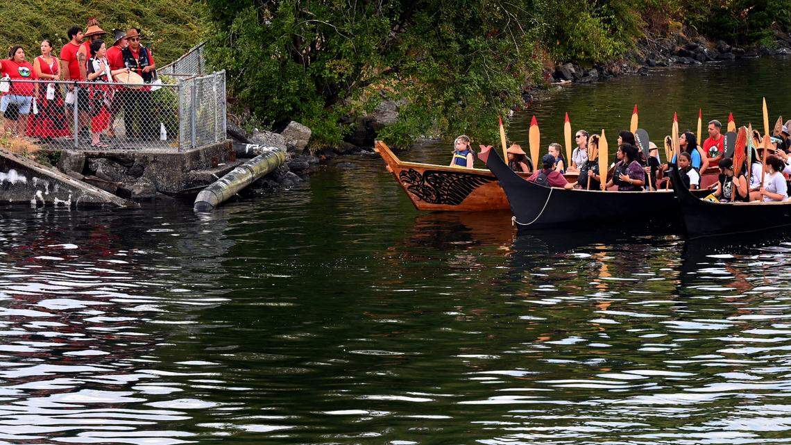 ‘Strong and resilient:’ Squaxin Island Tribe celebrates waters, culture with healing ceremony