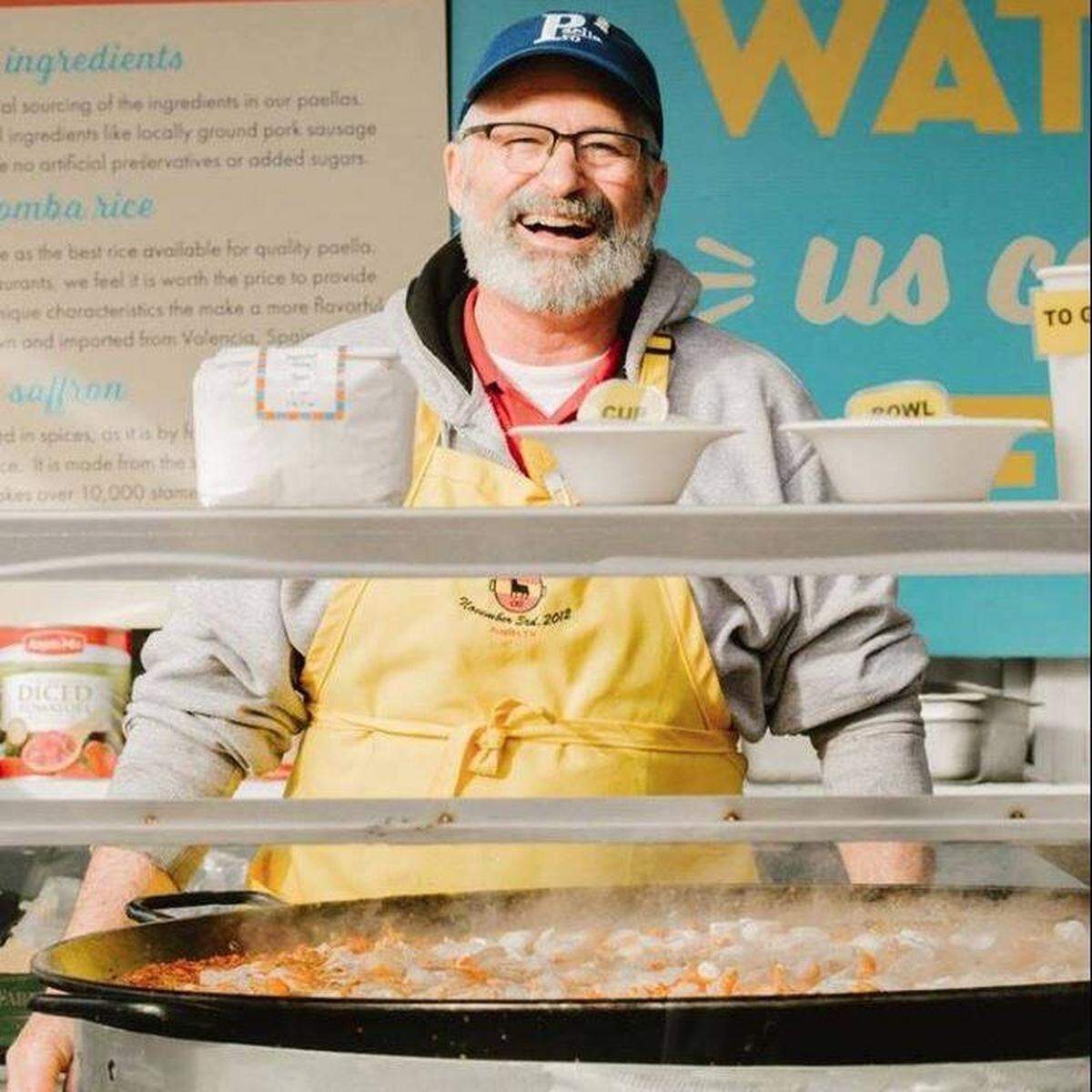Paella Pro owner Tony Judah.