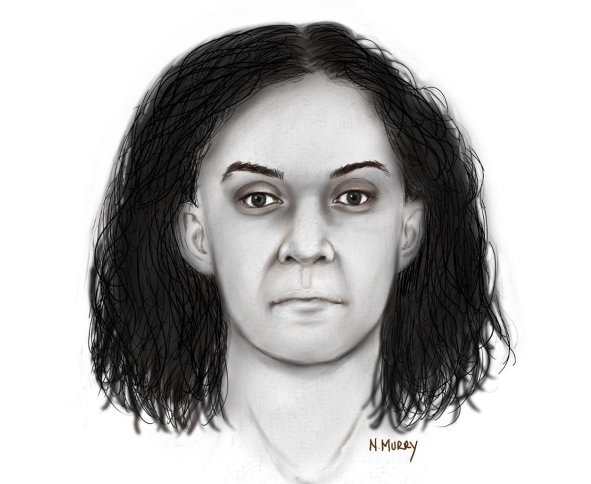 A sketch of a woman found dead two years ago that the Cowlitz County Coroner’s Office is trying to identify.