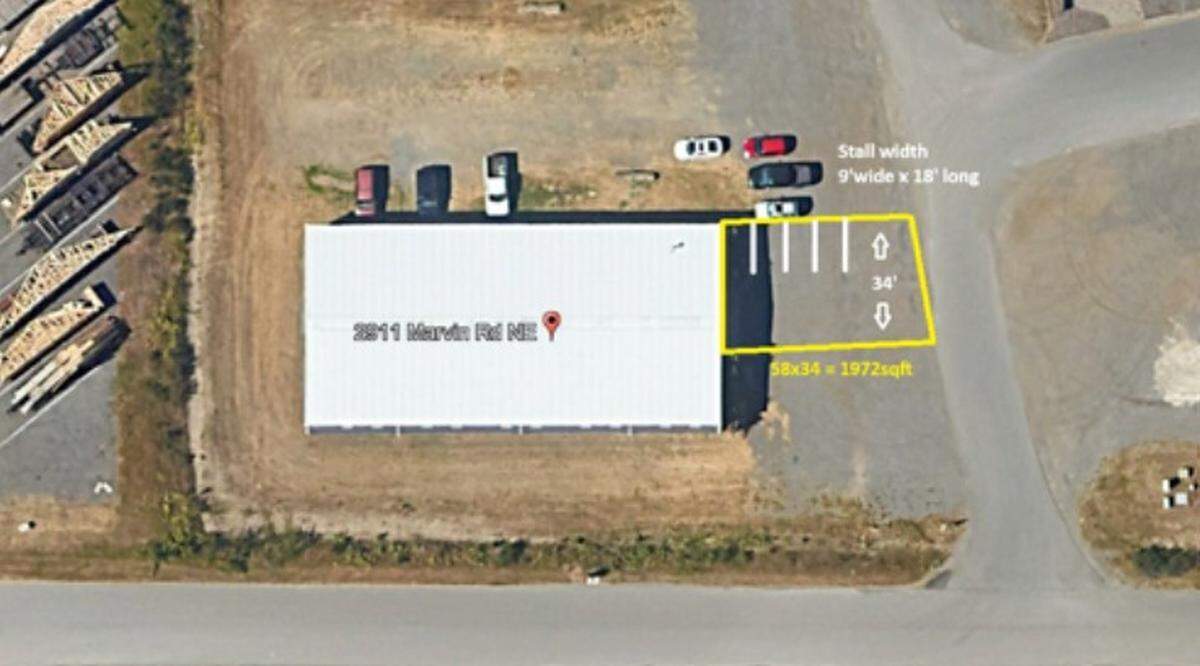 Overhead view of the proposed Purcell Tire location in Lacey at 2911 Marvin Road NE.