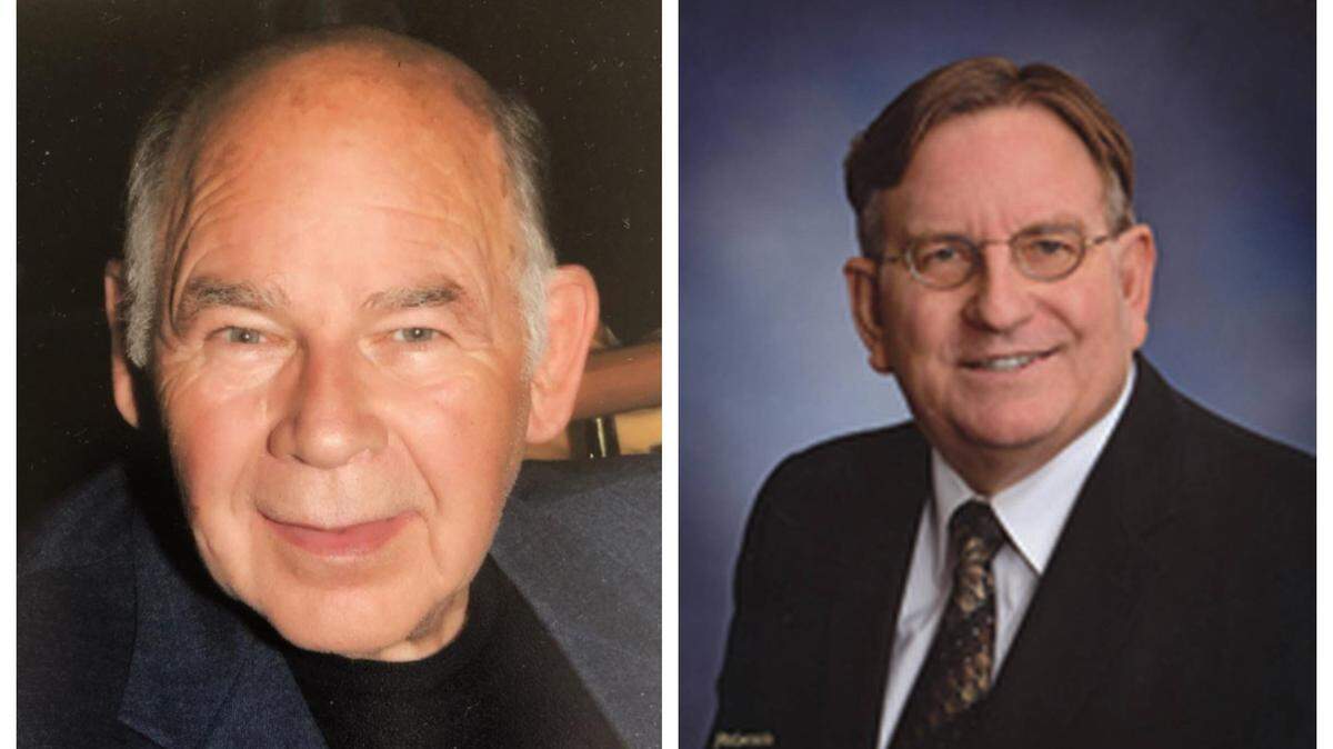 Left, Neil Arthur McClanahan, who died Aug. 21. Right, Tumwater City Council Member Neil Attwood McClanahan.