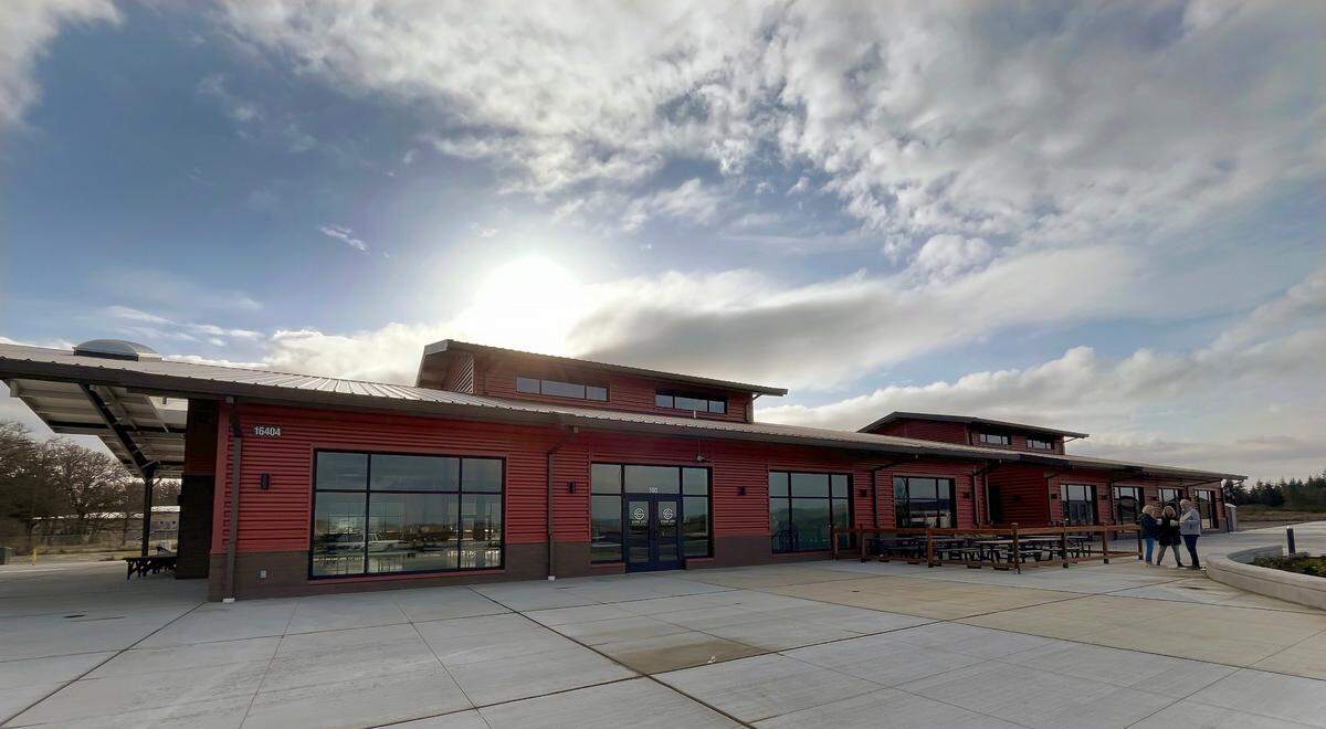 The Southwest Washington Regional Agricultural Business & Innovation Park is located on a 13-acre site in Tenino, Wa. the complex will house a variety of agriculture and food based businesses along with the Stone City Event Center, a public meeting venue which features state of the art audio and visual technologies. April 2, 2025 photo