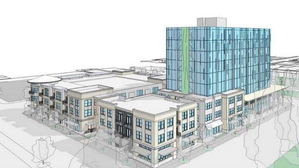 A rendering of Views on Fifth. A judge on Friday denied a request to stop construction while a legal challenge makes it way through Thurston Superior Court.