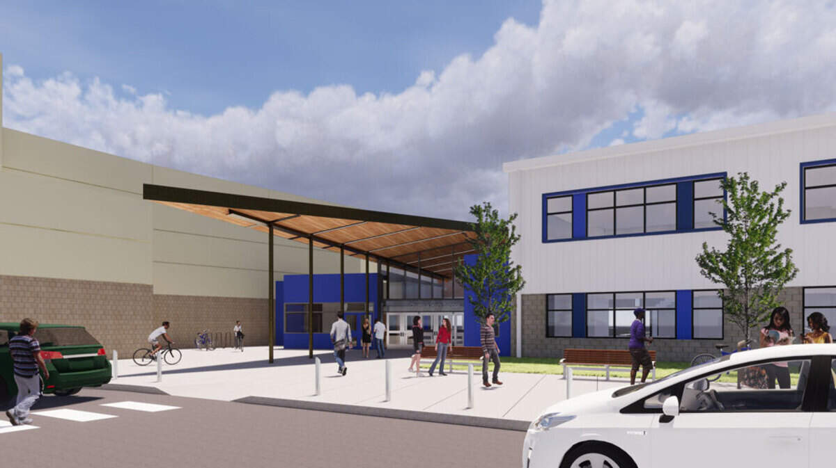 Construction plans for Olympia High School include building a 36,000-square-foot addition that will house 21 classrooms and adding a synthetic turf field.