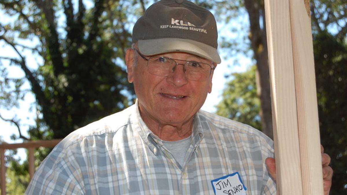 Jim Senko’s legacy is the Meditation Park at St. John Bosco Church in Lakewood.