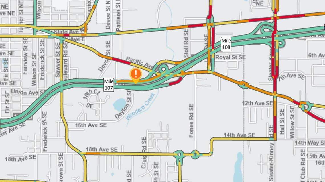 Exit for I-5 in Thurston County will close during the day this week, WSDOT says