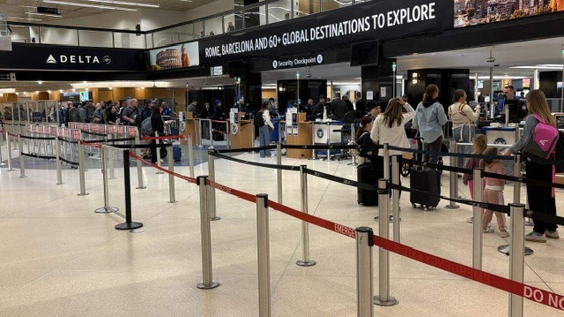 Is Sea-Tac airport getting rocked by longer wait times amid national TSA chaos?
