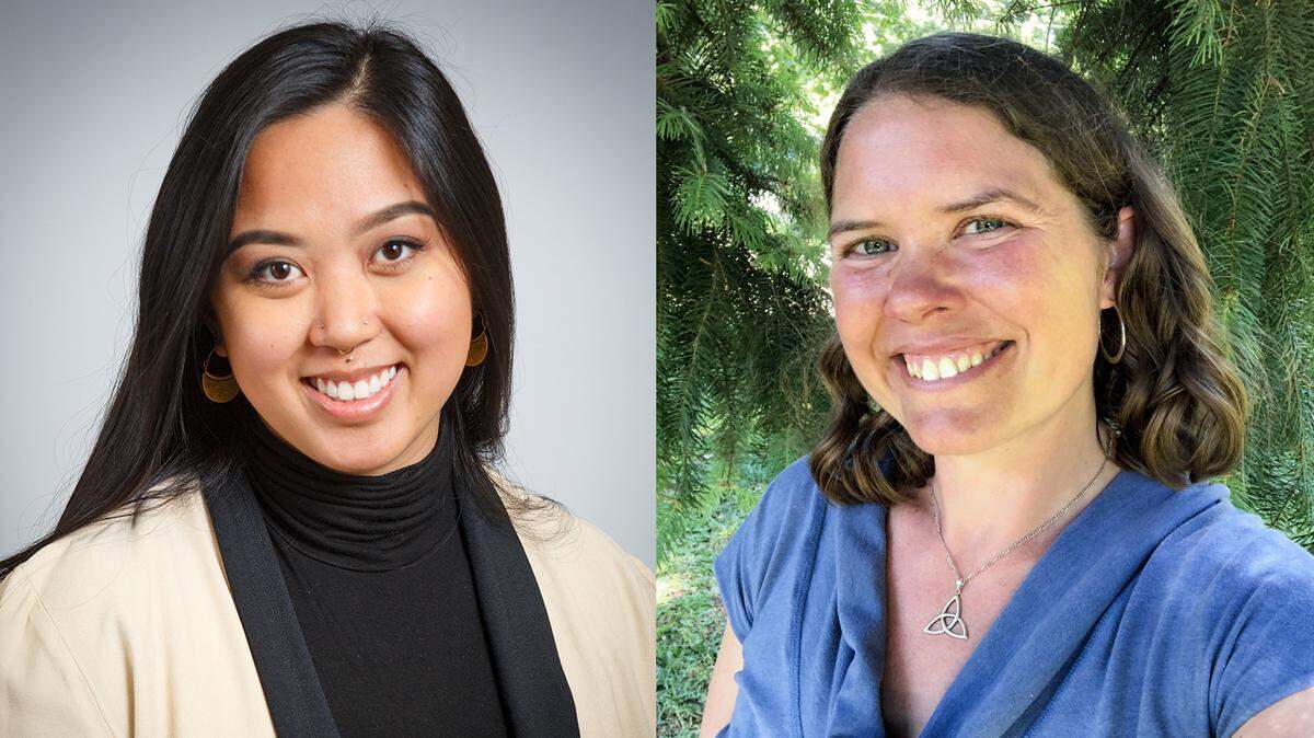 Yến Huỳnh (left) and Dani Madrone are both running for re-election to position numbers 2 and 3, respectively.