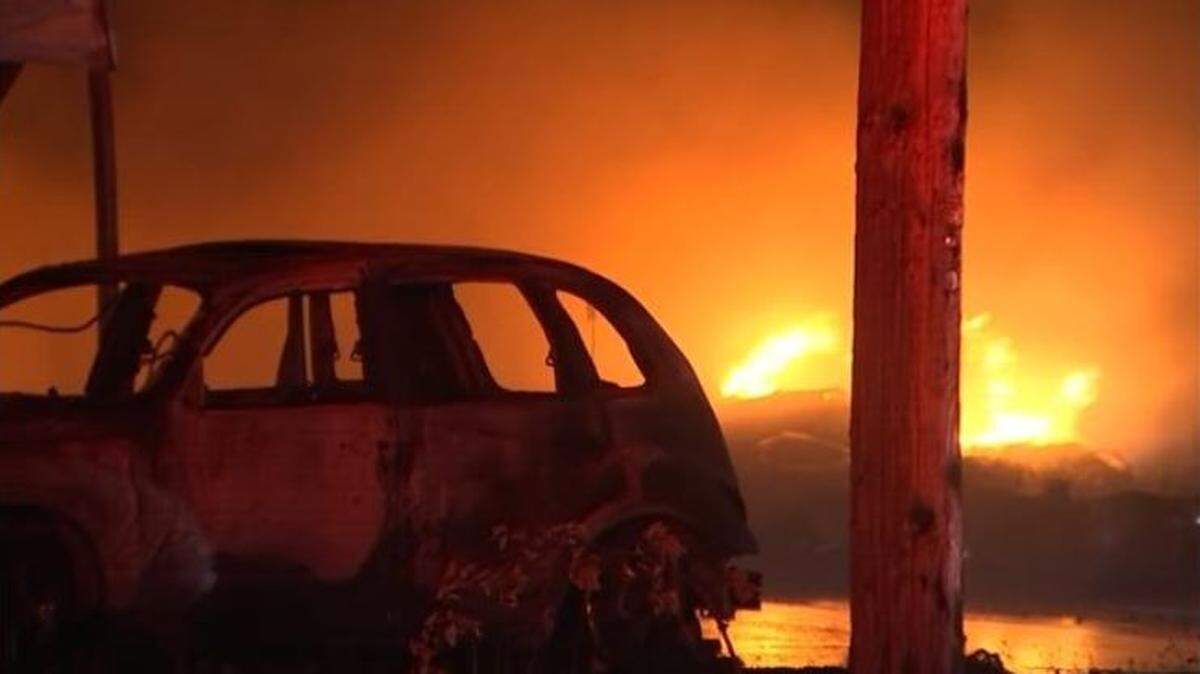 The fire started Wednesday on the 1000 block of state Route 3 next to a tire warehouse, according to Central Mason Fire & EMS.