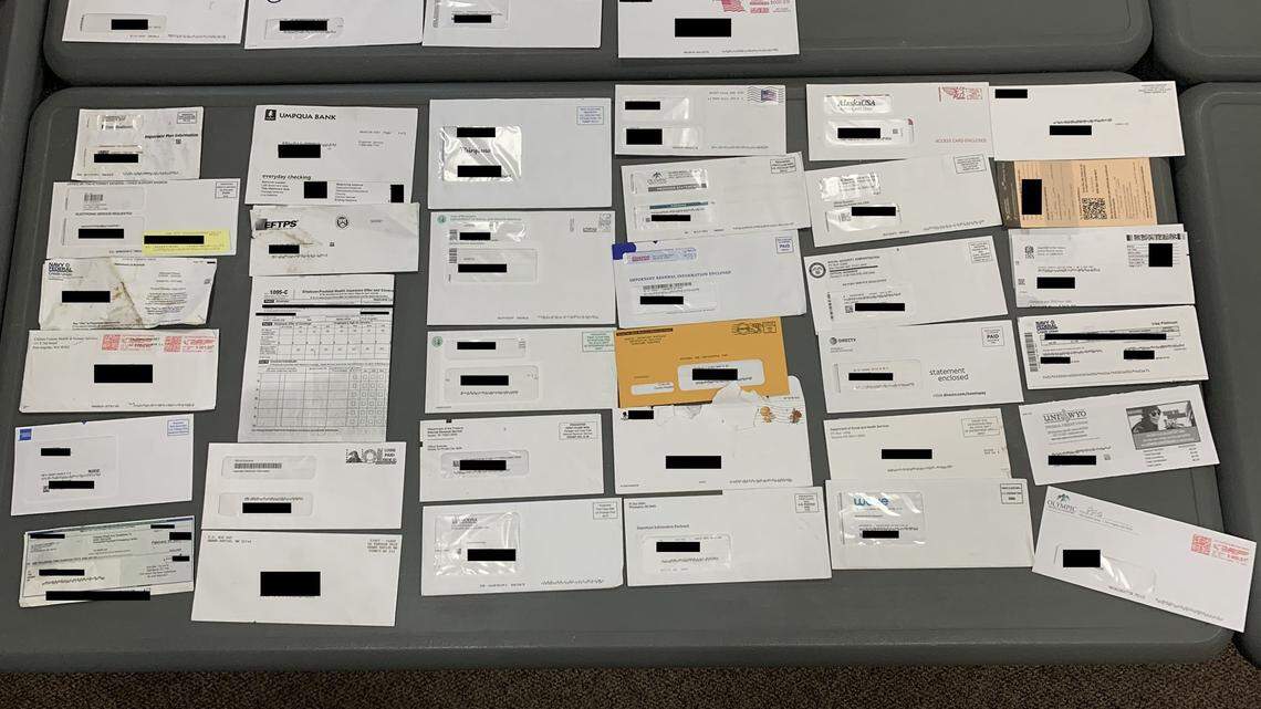 Michael Riley was apprehended after the Clallam County Sheriff’s Office said they found mail, including stimulus checks, in his car in Olympic National Park.