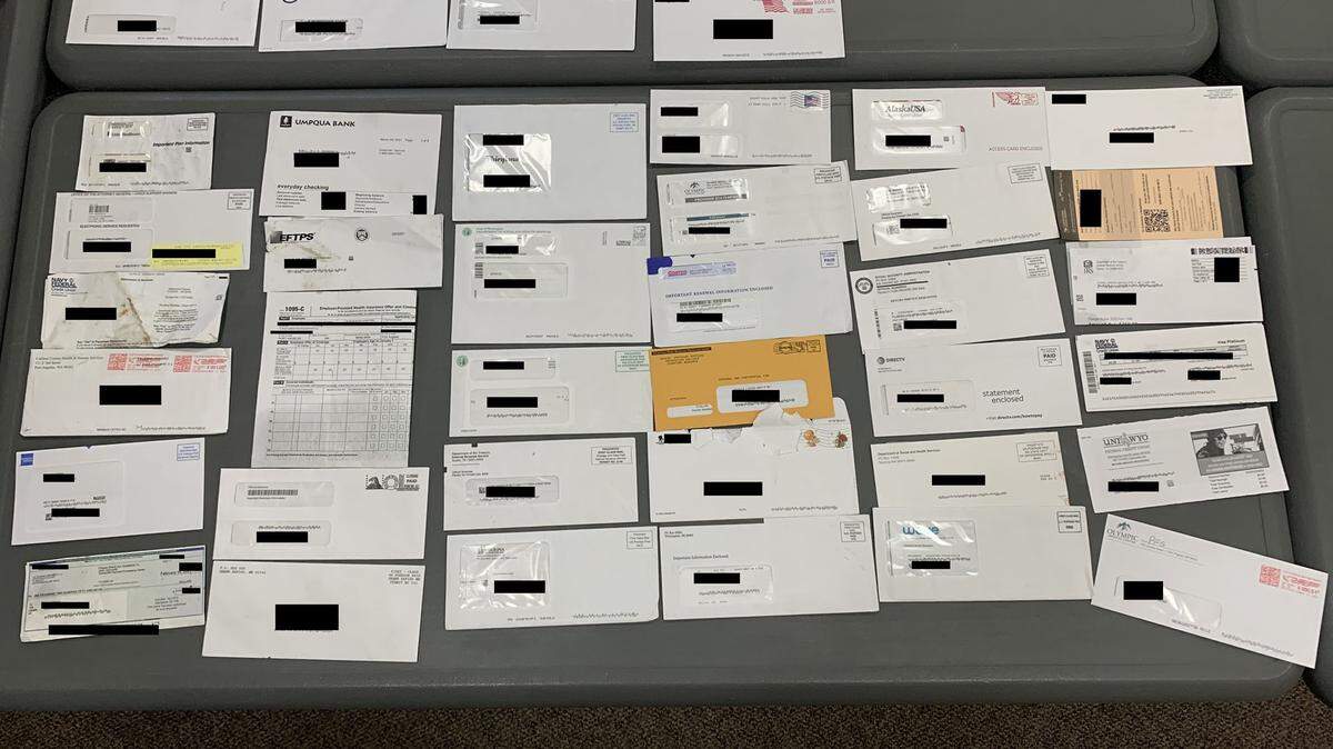 Michael Riley was apprehended after the Clallam County Sheriff’s Office said they found mail, including stimulus checks, in his car in Olympic National Park.
