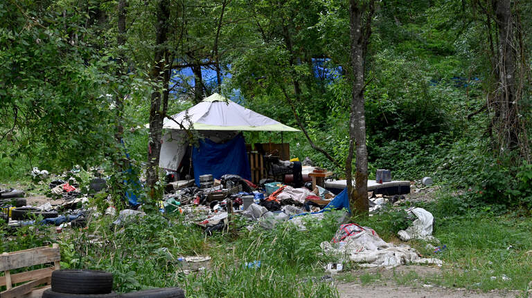 Seeing minors in ‘Jungle’ encampment is ‘extremely rare,’ outreach workers say