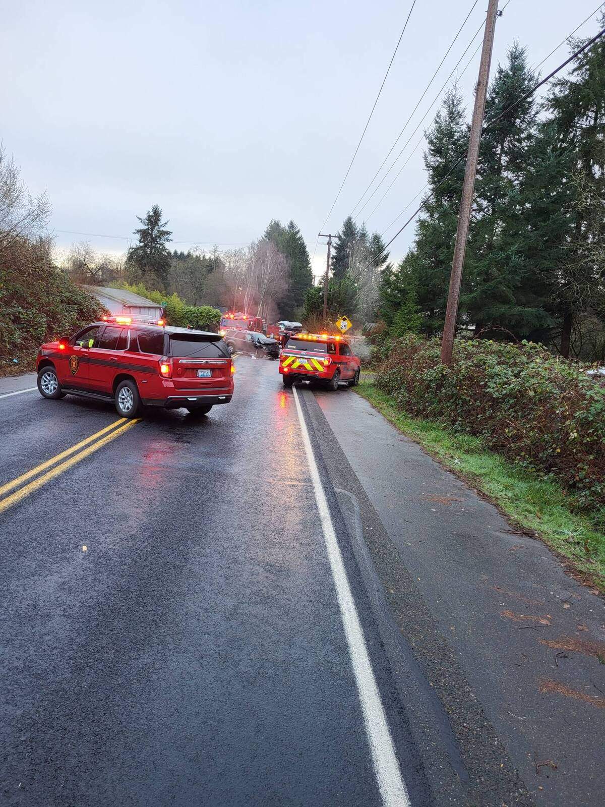 A 35-year-old woman arrested in Lacey after a Dec. 27 head-on crash on South Bay Road killed her passenger; she‘s suspected of vehicular homicide and DUI.