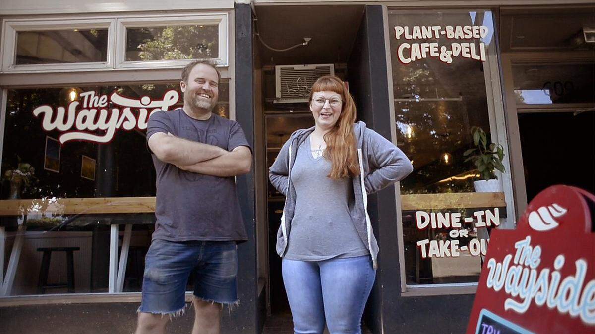 Wayside Cafe & Deli co-owners Kevin Rainsberry and Jamie Vulva opened their new Olympia restaurant in July and offer an expanded vegan selection to their menu.