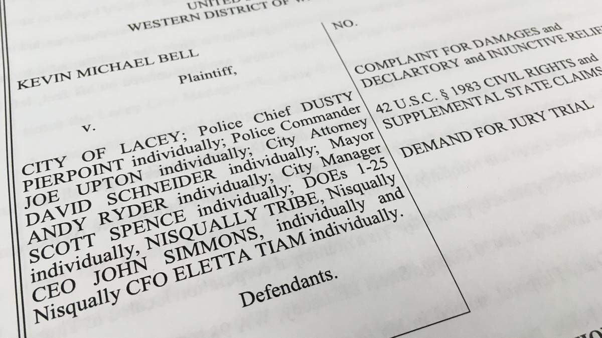 The Nisqually tribe’s jail is under scrutiny after a Lacey man arrested on suspicion of shoplifting spent 19 days in custody and had a stroke, according to a lawsuit filed in U.S. District Court in Tacoma.