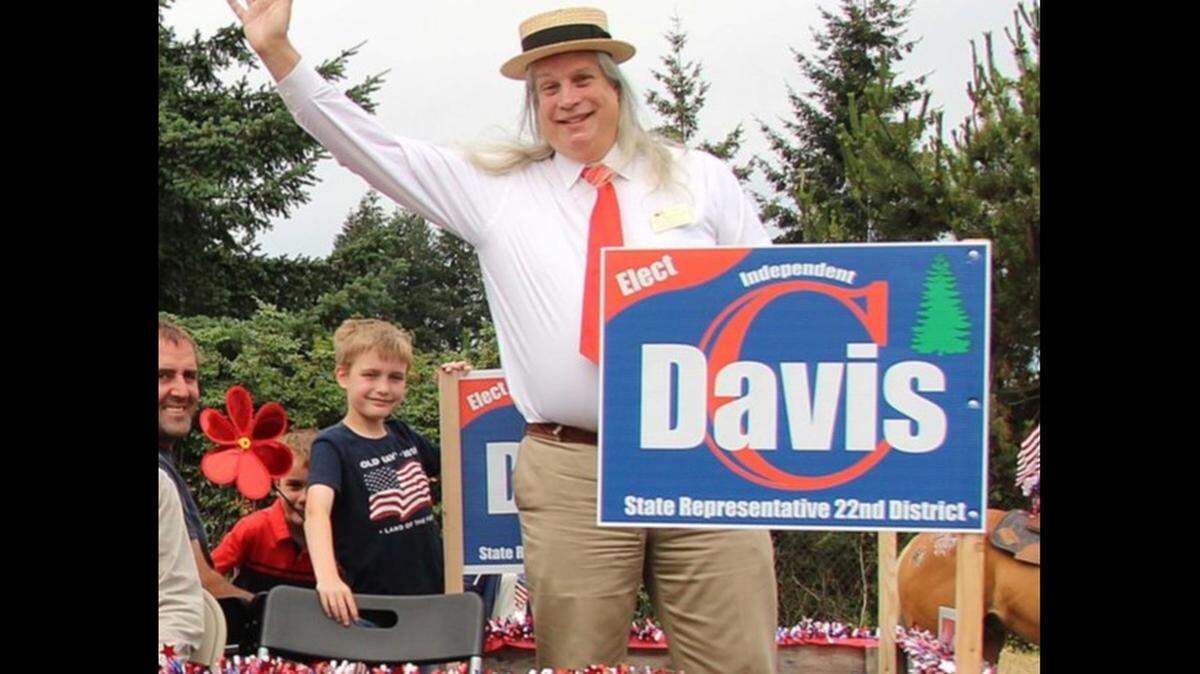 C Davis, 2020 candidate for Thurston County Commissioner, District 1.