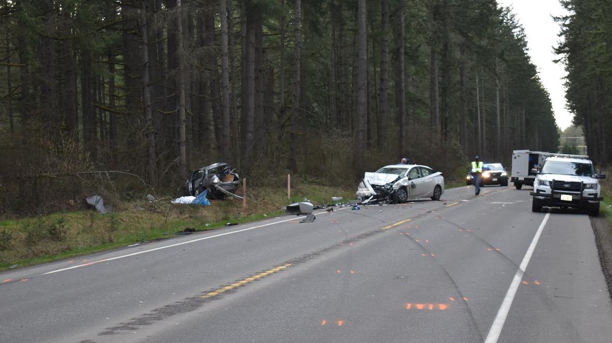 Two people were killed and three injured after a multiple-vehicle wreck Saturday afternoon near Red Wind Casino in Nisqually, according to the Washington State Patrol.