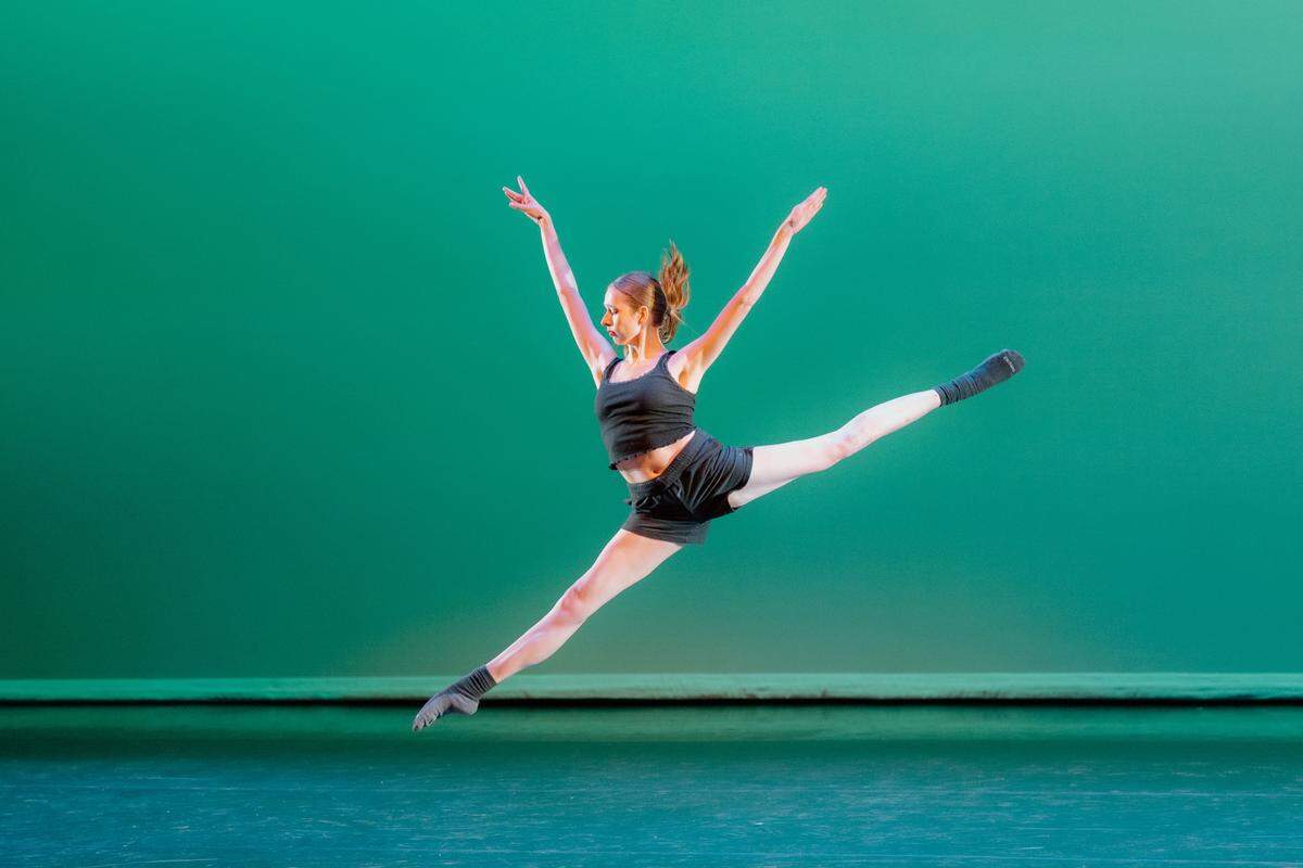 Briana Wood performs a dance choreographed by Ava Buchanan, who will be a senior at Olympia High School, during the 2023 Young Choreographers Showcase. The showcase returns this weekend.