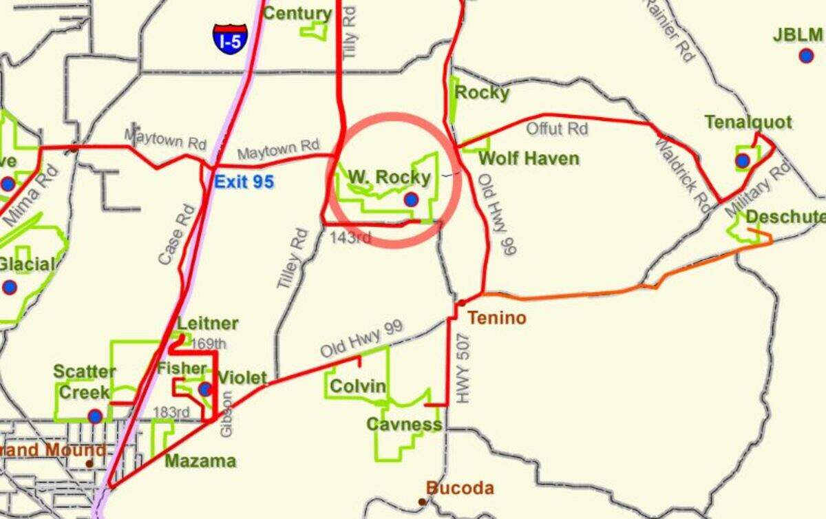 The prescribed burn could cover up to 11 acres in the Tenino area Tuesday morning.