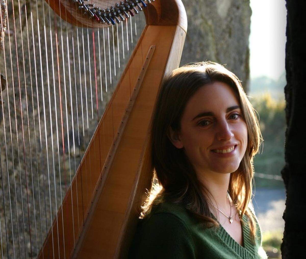 Gráinne Hambly, one of Ireland’s best-known harpists, will play Friday, April 19, in Olympia.