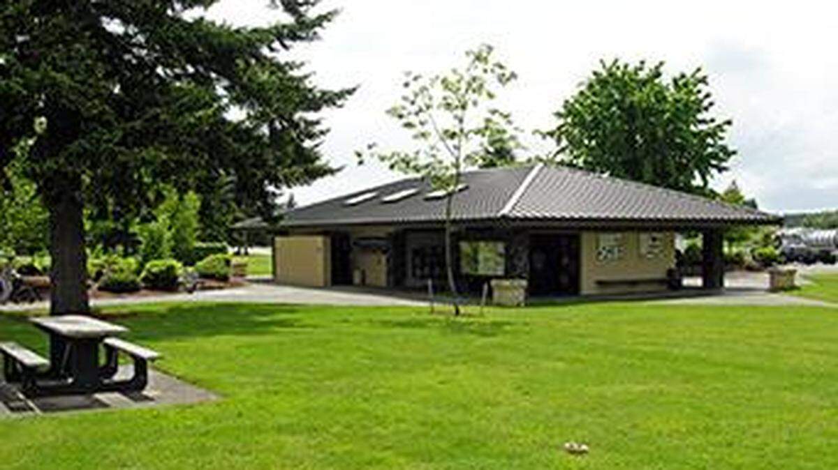 The Scatter Creek rest area, located between Centralia and Olympia on northbound I-5 in Thurston County.
