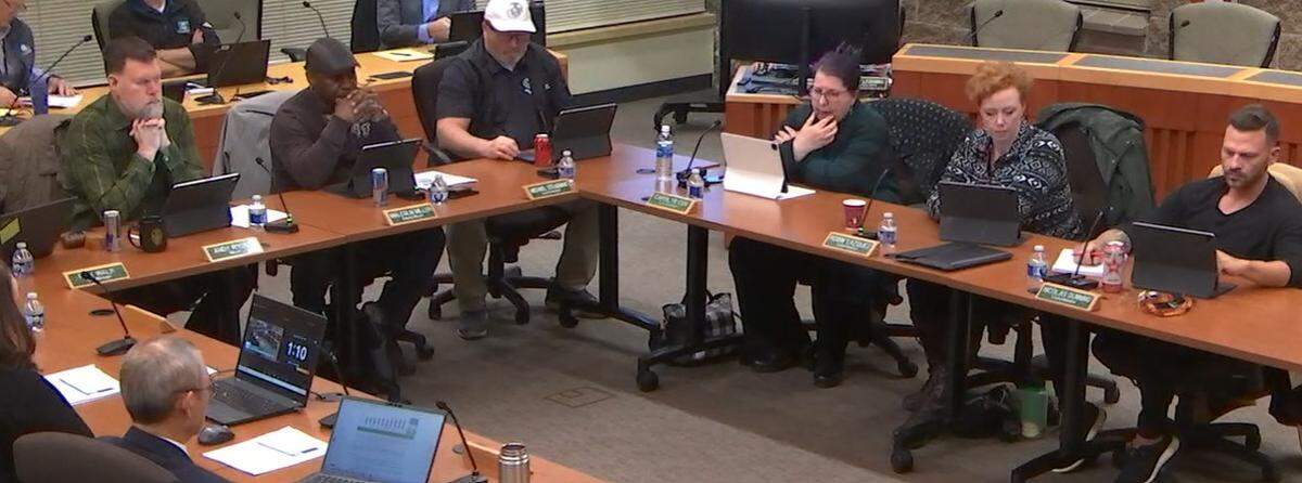 Lacey City Council gathered for a work session on Jan. 14, 2025.