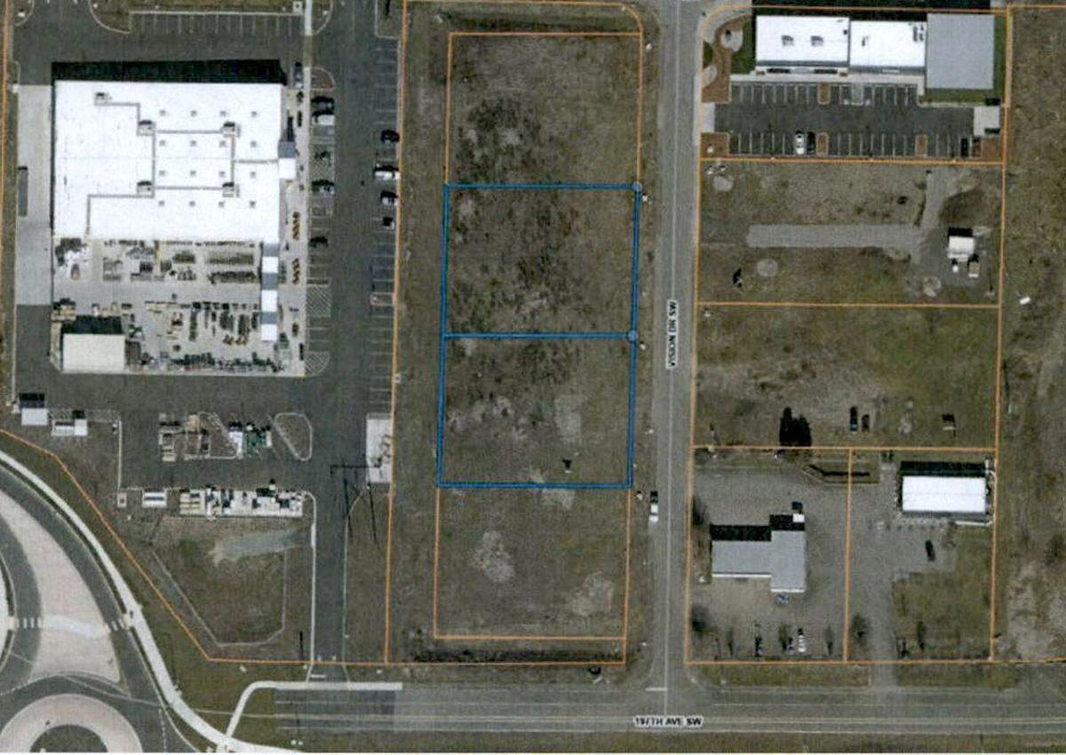 The location of the health club proposal in the Grand Mound area of Thurston County.