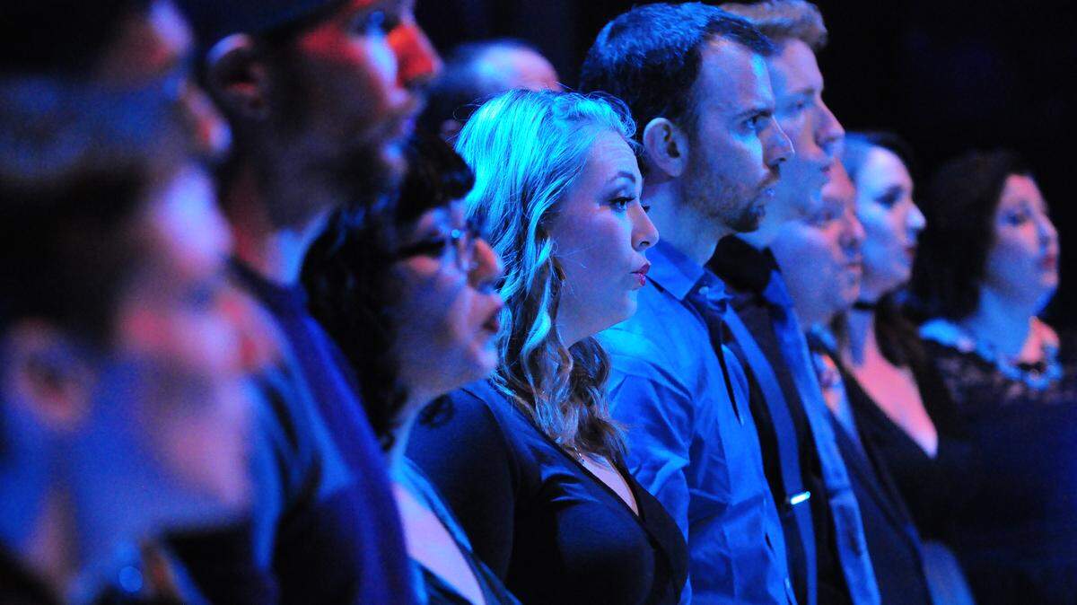 The Supertonics, the Seattle Men’s Chorus and Seattle Women’s Chorus’s new a cappella ensemble, is one of the groups competing in the Pacific Northwest Harmony Sweepstakes on Saturday in Olympia.