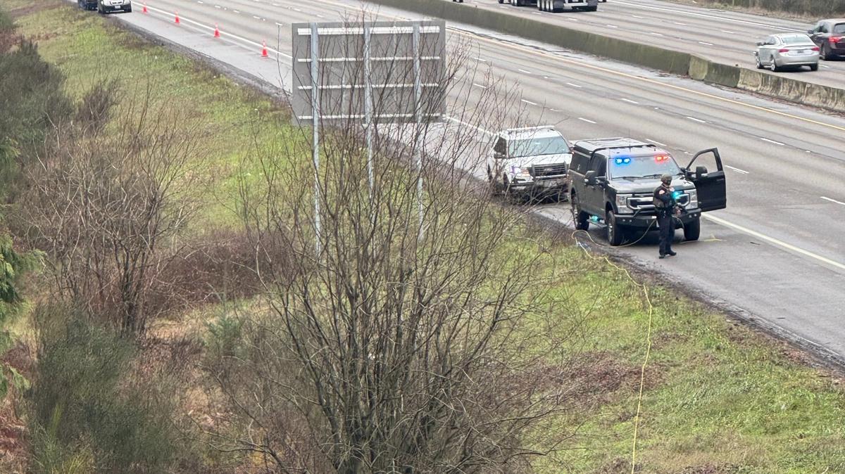 The Washington State Patrol sent a countercharge to the pipe bomb to disable the device.