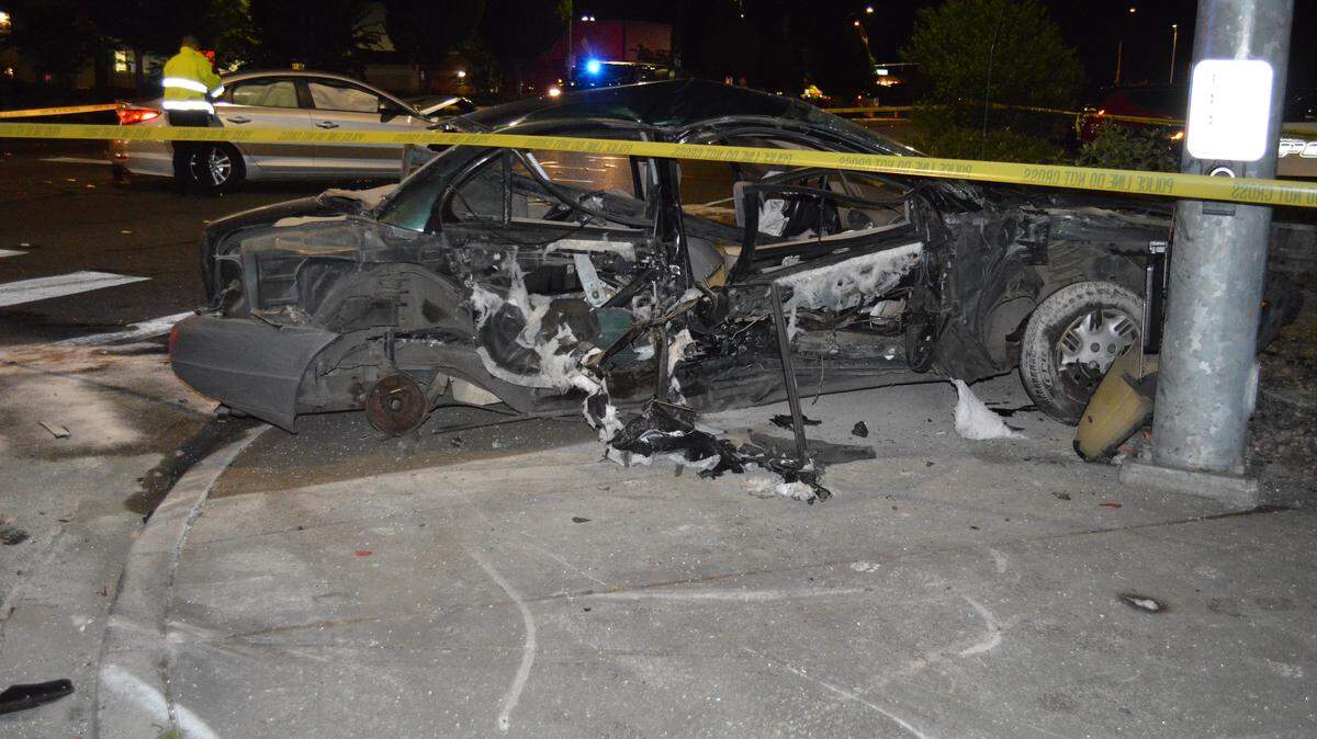 A 28-year-old woman was arrested on suspicion of vehicular assault Tuesday night after she crashed into a car at College Street Southeast and Lacey Boulevard Southeast, according to Lacey police.