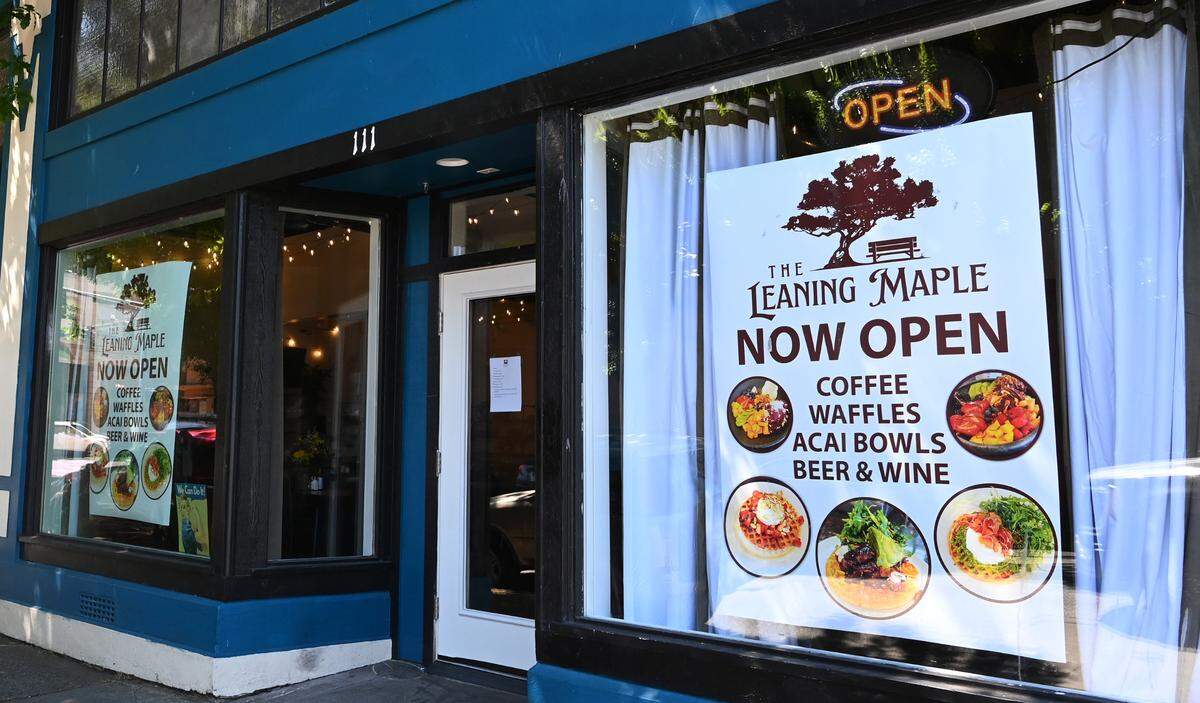 The Leaning Maple in downtown Olympia has opened at 111 Washington St. NE.