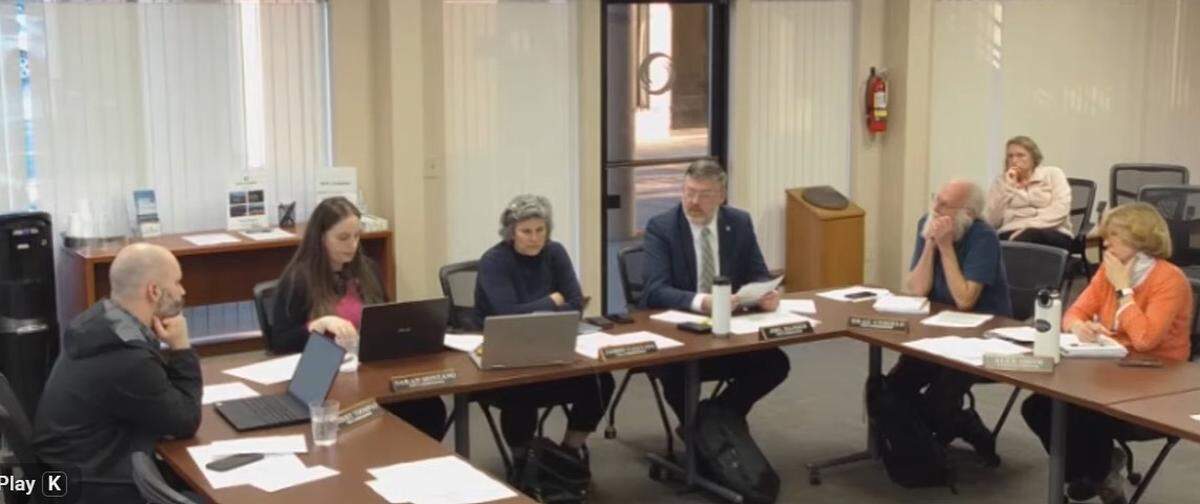 The Port of Olympia commission gathered for a work session on Tuesday, Jan. 20, 2025.