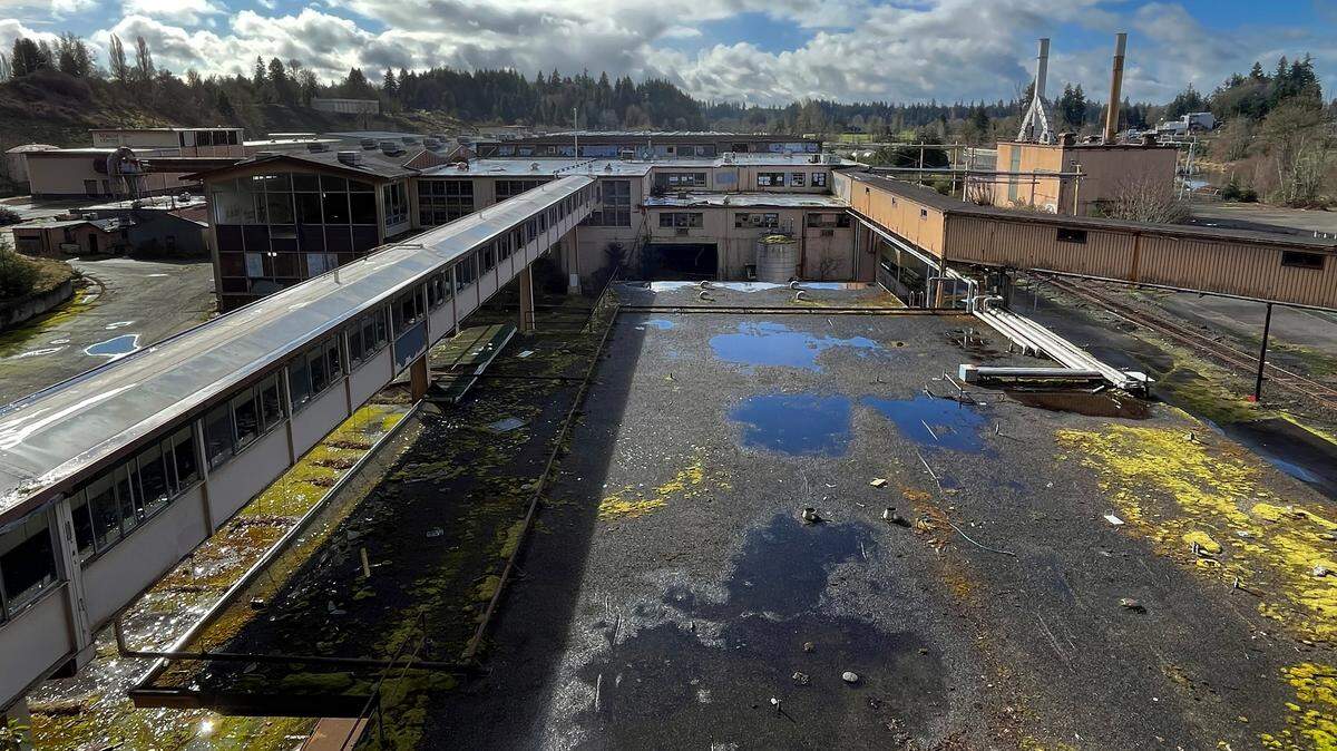 Tumwater officials gathered Thursday to hear a proposal concerning redevelopment of the warehouse section of the long-shuttered Olympia Brewery located in lower Tumwater Valley.