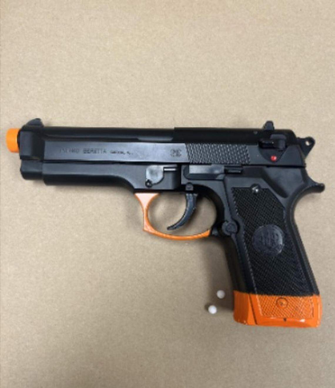 An 18-year-old was arrested in Olympia after allegedly forcing a 17-year-old off an Intercity Transit bus with a handgun-style BB gun.