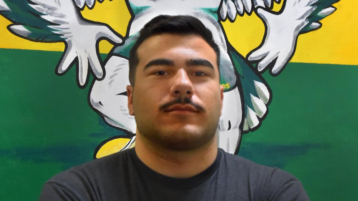 Tumwater senior Caden Hicks is a two-time state placer at 220 pounds Jan. 21, 2019 photo