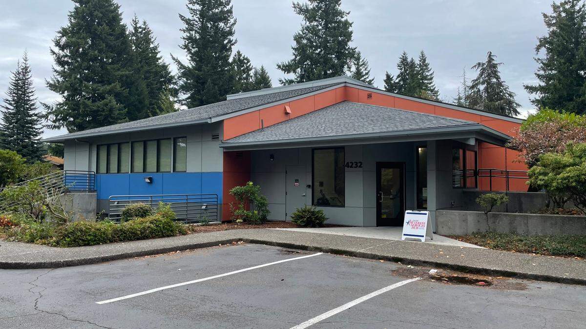 The Lacey Veterans Services Hub at 4232 6th Ave SE Suite 101, Lacey, WA 98503.