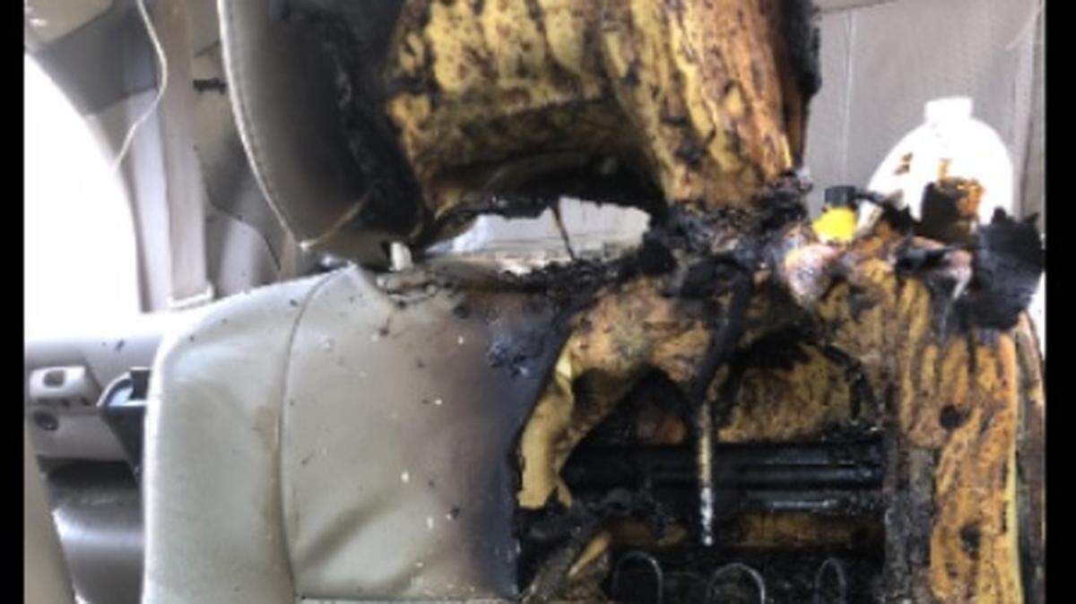 A car was damaged after a woman accused of arson set it on fire, according to Olympia police.
