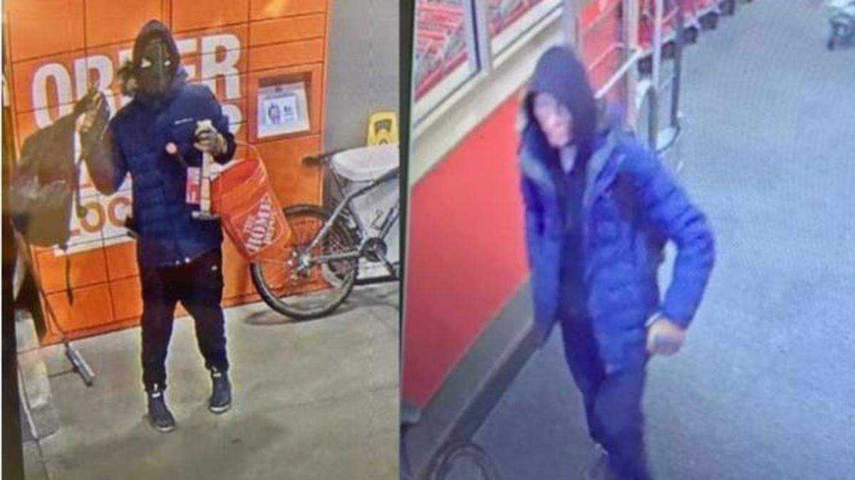 Lacey police are asking the public to help identify a man accused of robbery at an area Home Depot on Jan. 18.