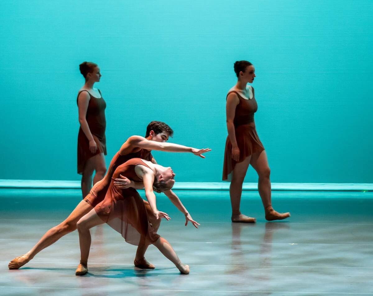 The 2025 Olympia Dance Festival included a contemporary ballet by Ballet Northwest dancers.