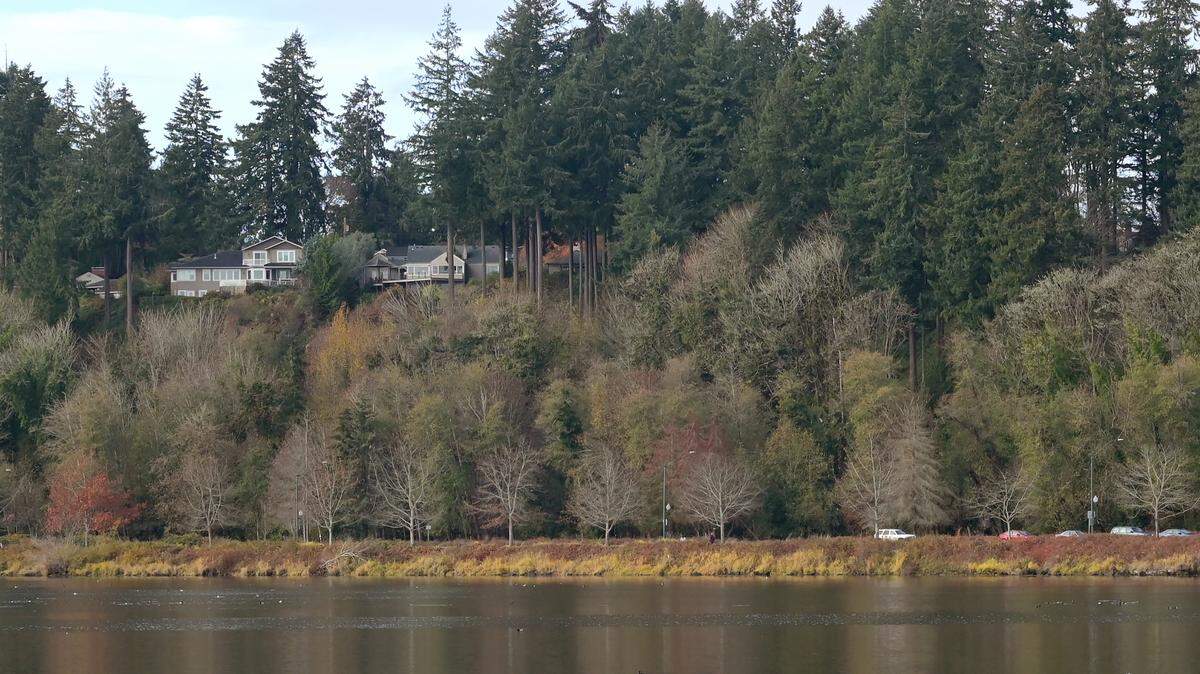 Formerly the site of a homeless encampment, a development is being proposed for this area along Deschutes Parkway in Olympia.