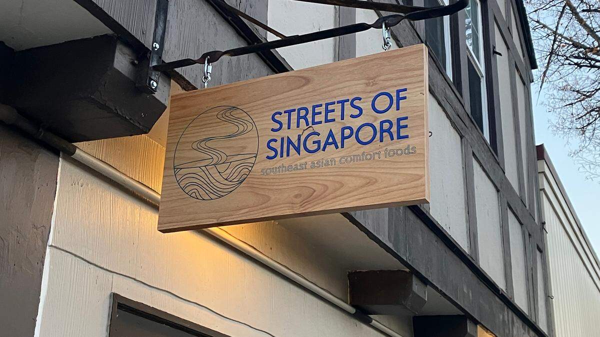 A restaurant called Streets of Singapore appears to be taking shape on Capitol Way in downtown Olympia.