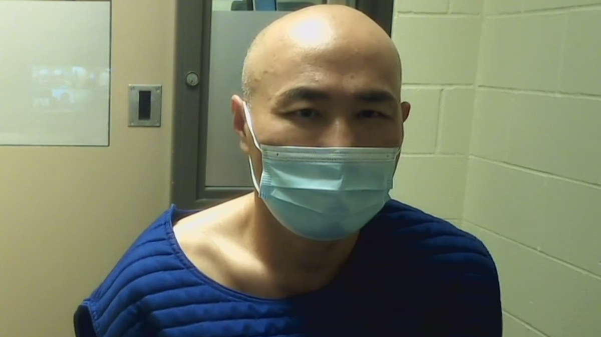 Chae An, 53, attends his preliminary appearance in Thurston County Superior Court on Wednesday, Oct. 19, 2022. Prosecutors accused him of first-degree attempted murder, kidnapping and more.