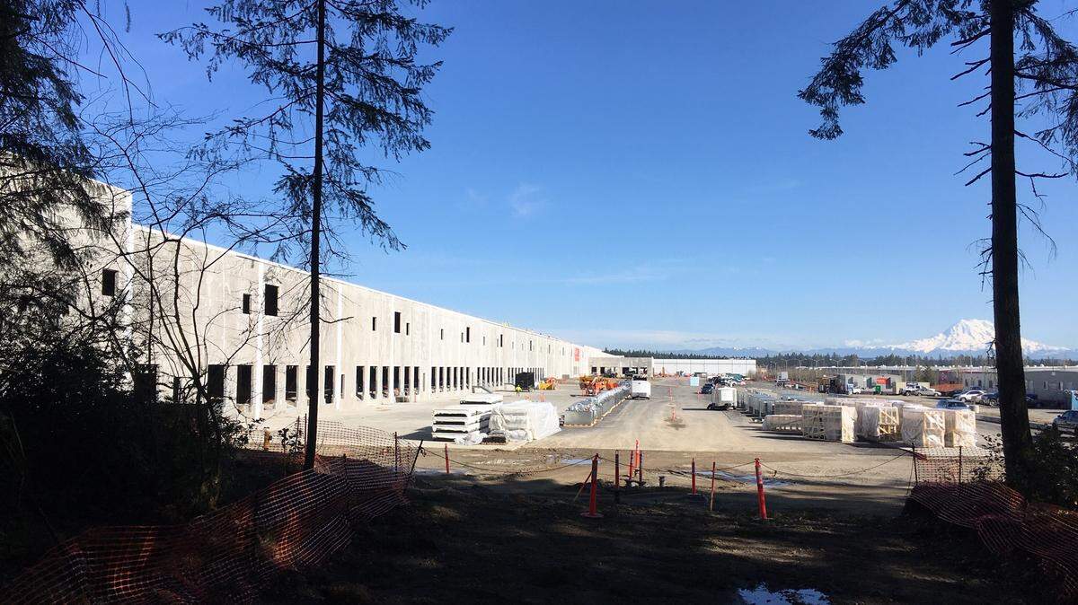 NorthPoint is building a 1.2 million-square-foot warehouse in Hawks Prairie, which will be used as a distribution center for The Home Depot, said Rick Walk, Lacey’s community and economic development director.